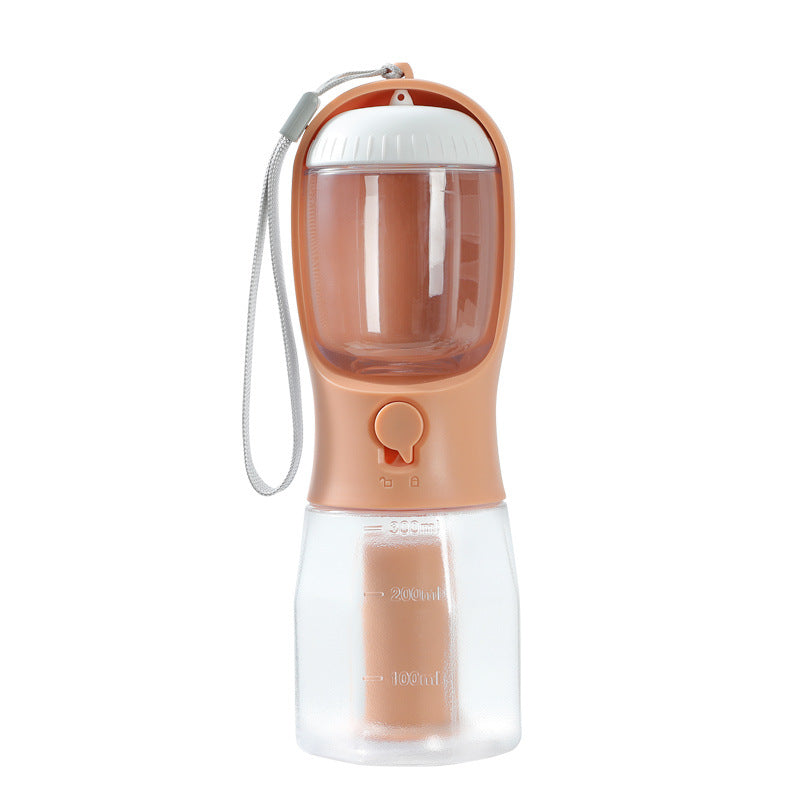 Portable Dog Water Bottle – 3-in-1 Outdoor-Ready Pet Drinking Dispenser