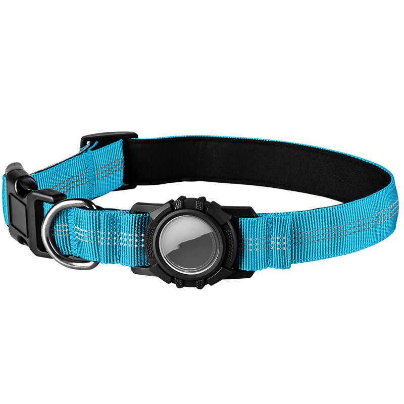 AirTag Dog Collar – Reflective, Waterproof & GPS-Ready