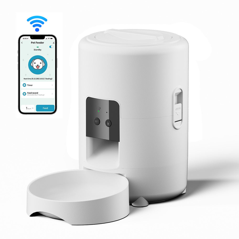 Smart WiFi Auto Pet Feeder – Stress Free Feeding Anywhere Anytime