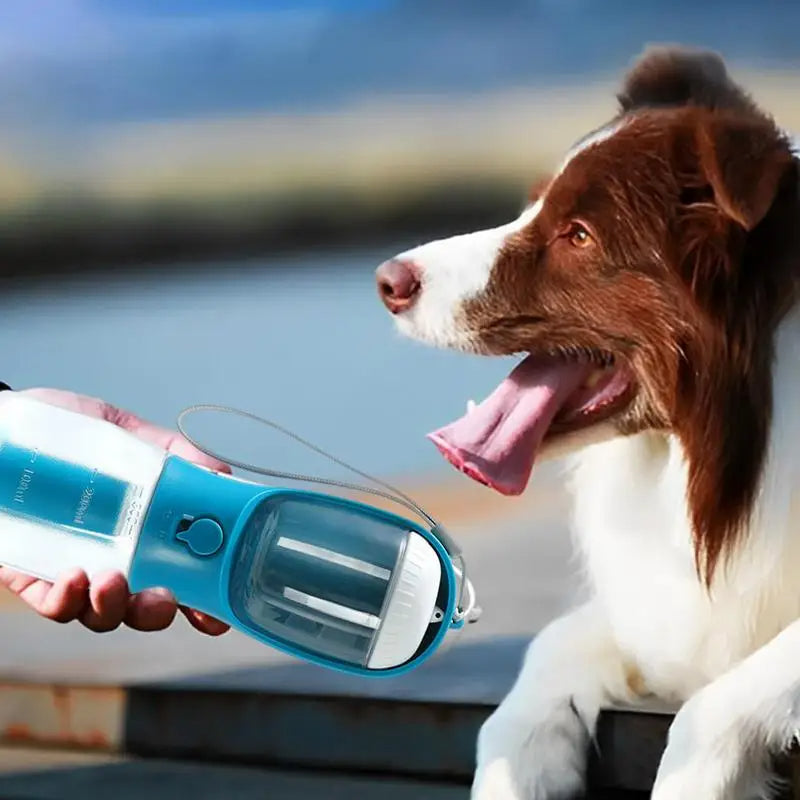 Portable Dog Water Bottle – 3-in-1 Outdoor-Ready Pet Drinking Dispenser