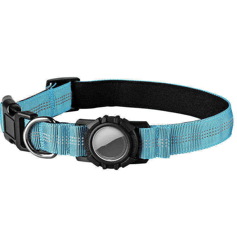 AirTag Dog Collar – Reflective, Waterproof & GPS-Ready