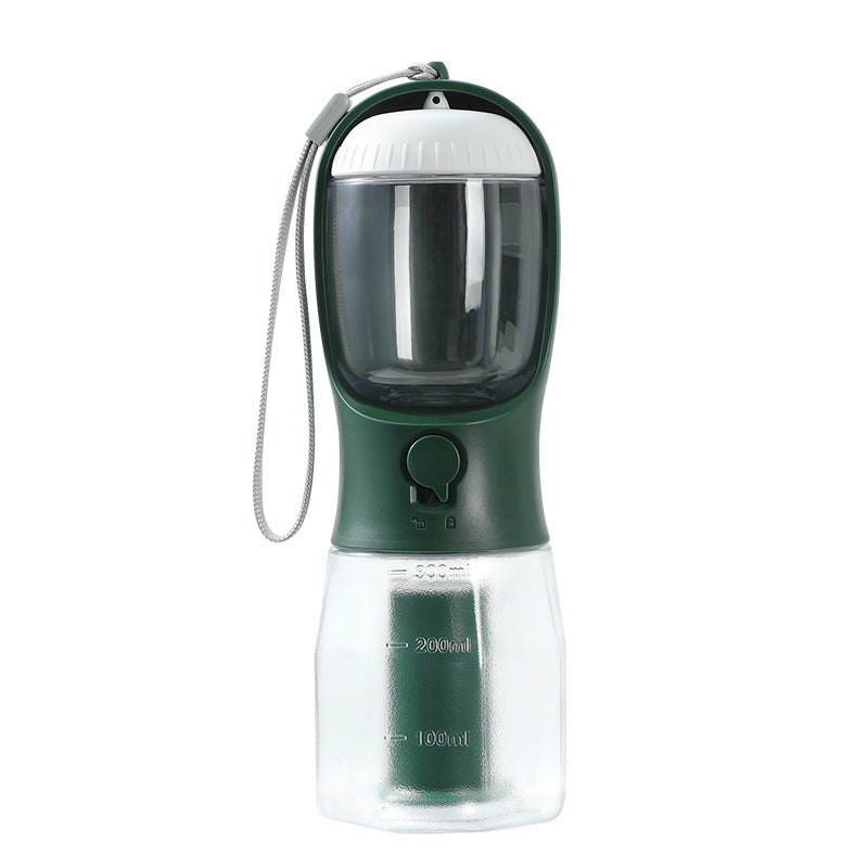 Portable Dog Water Bottle – 3-in-1 Outdoor-Ready Pet Drinking Dispenser
