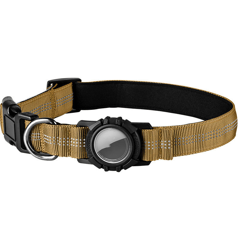 AirTag Dog Collar – Reflective, Waterproof & GPS-Ready