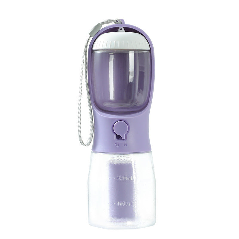 Portable Dog Water Bottle – 3-in-1 Outdoor-Ready Pet Drinking Dispenser