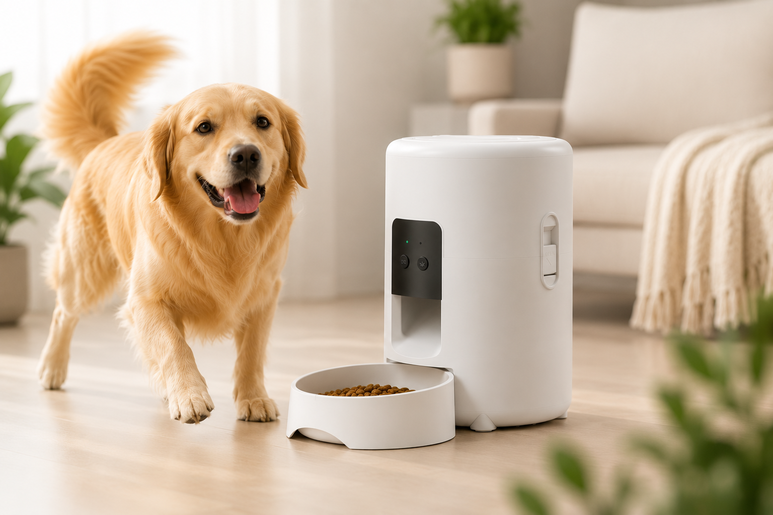 Smart WiFi Auto Pet Feeder – Stress Free Feeding Anywhere Anytime