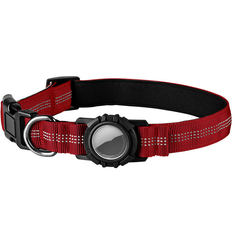 AirTag Dog Collar – Reflective, Waterproof & GPS-Ready