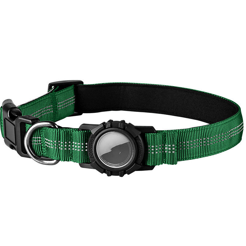 AirTag Dog Collar – Reflective, Waterproof & GPS-Ready