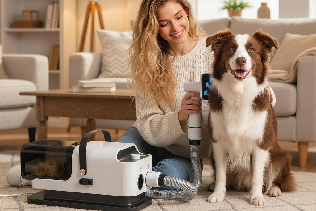 Pawtrix 5-in-1 Pet Grooming Vacuum & Dryer with Clipper