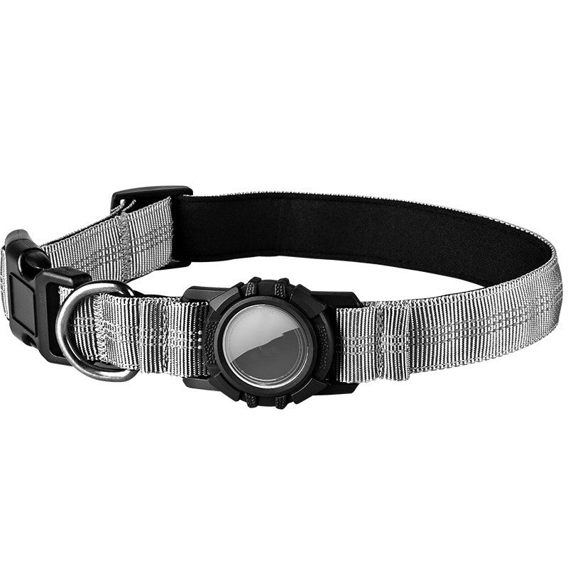 AirTag Dog Collar – Reflective, Waterproof & GPS-Ready