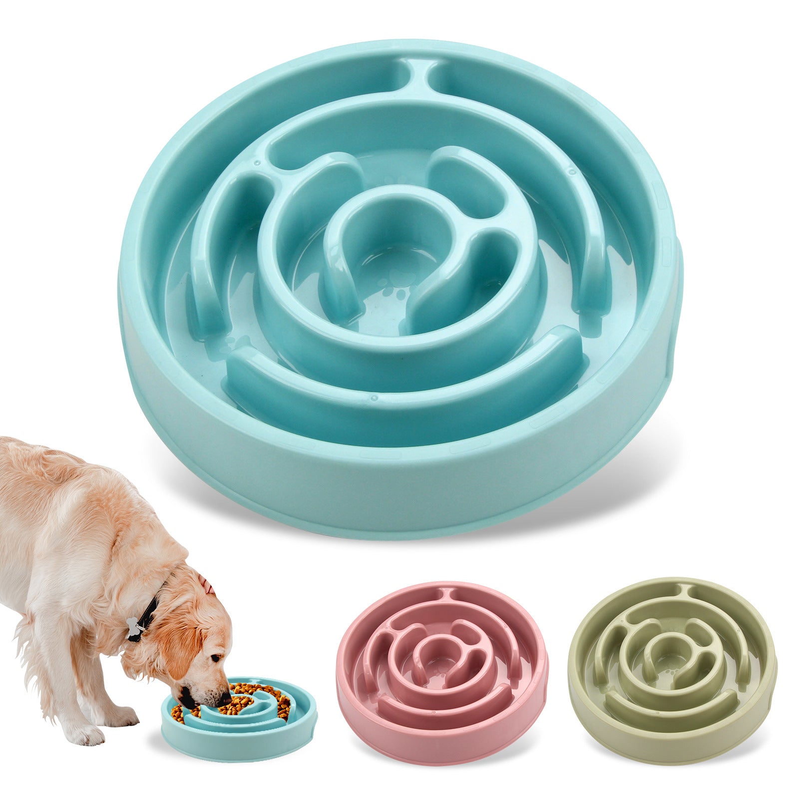 PawPace™ Anti-Gulp Slow Feeder Bowl