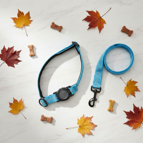 Flat lay – Sky Blue collar