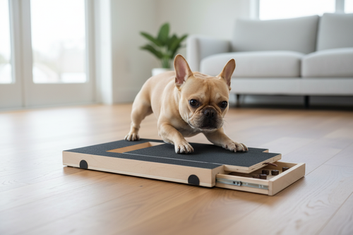 French Bulldog in action