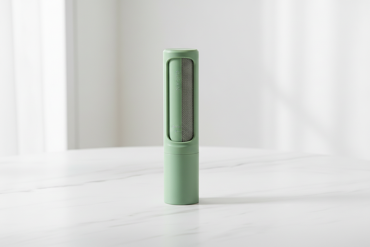Green Roller on Marble