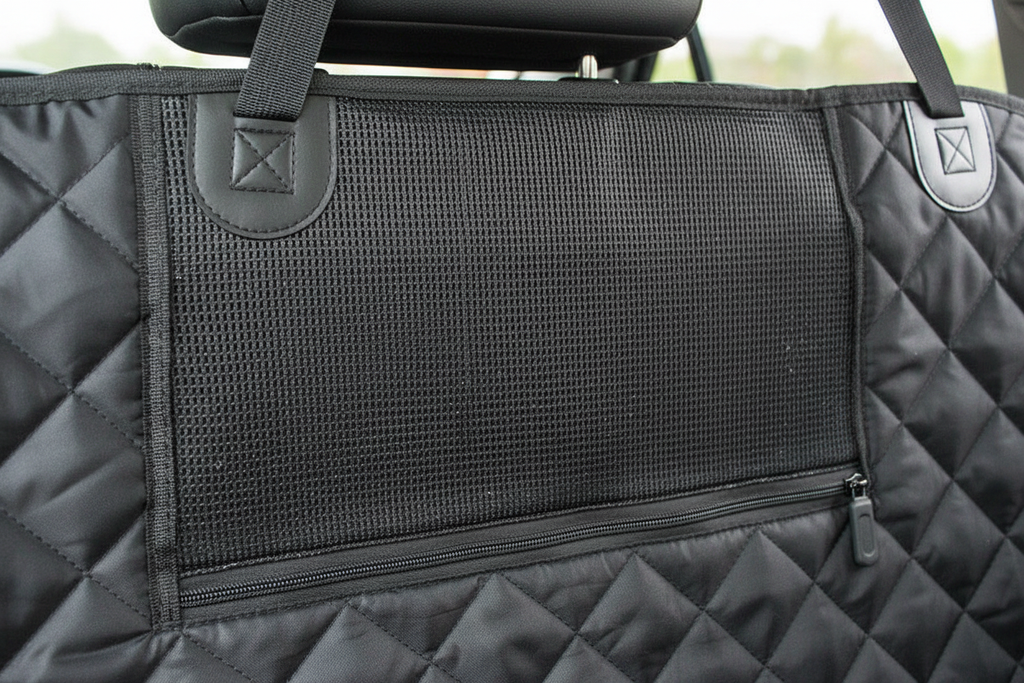 Mesh panel close-up